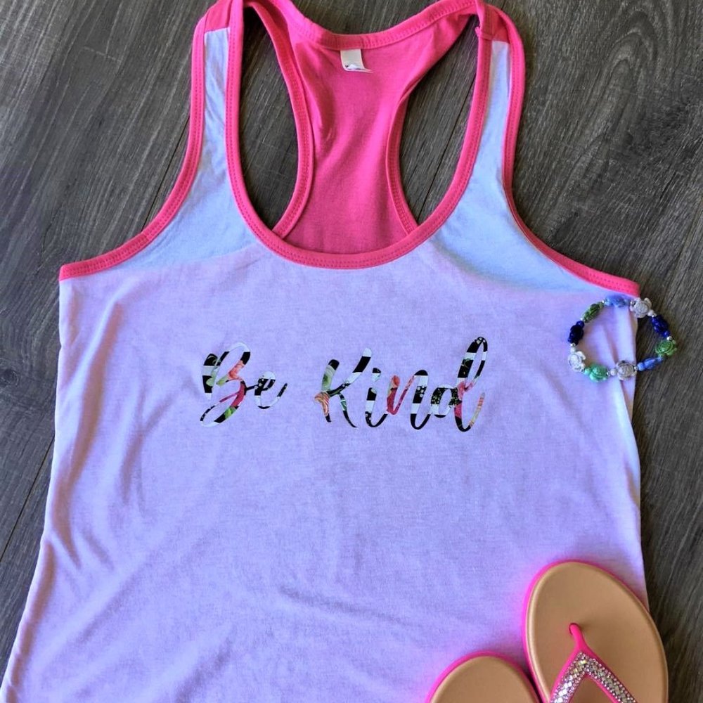 Be Kind Racerback Tank Top
